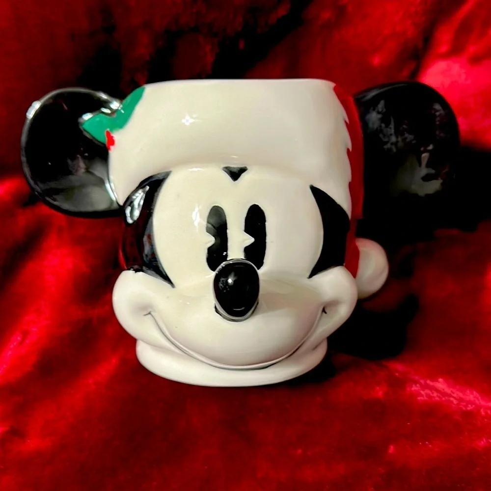 New Vintage Christmas Mickey Mouse Mug